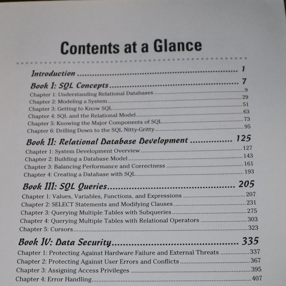 Used SQL All-in-One For Dummies Book - Picture 9 of 11
